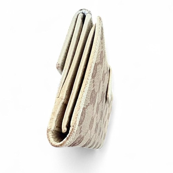 Vintage Authentic Gucci GG Supreme Monogram 
Continental Long Wallet Clutch - Picture 6 of 8